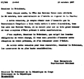 letter of invitation Congo